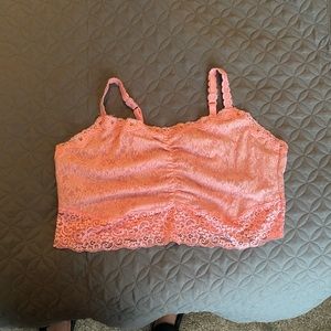 Pink Soma lace bra